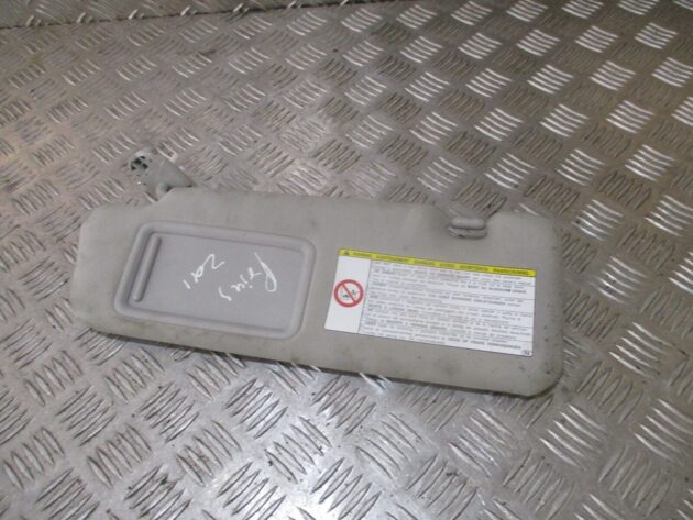 2012 GENUINE TOYOTA PRIUS HYBRID FRONT LEFT PASSENGER SIDE SUNVISOR NSF - Image 2