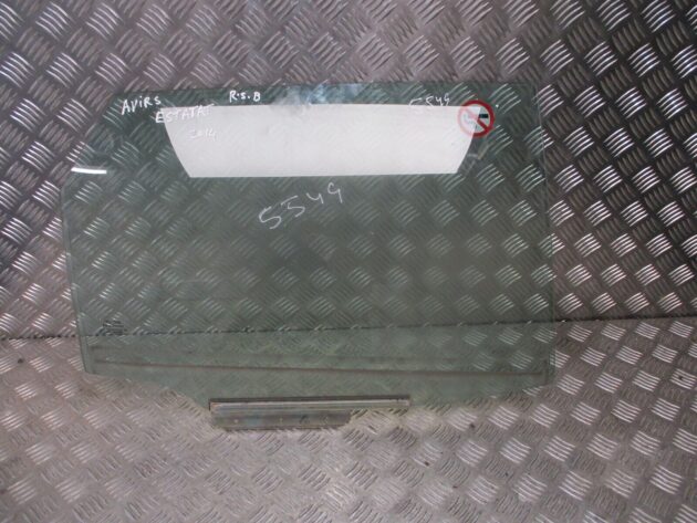 2014 GENUINE TOYOTA AURIS ESTATE REAR RIGHT DRIVER SIDE DOOR WINDOW GLASS OSR
