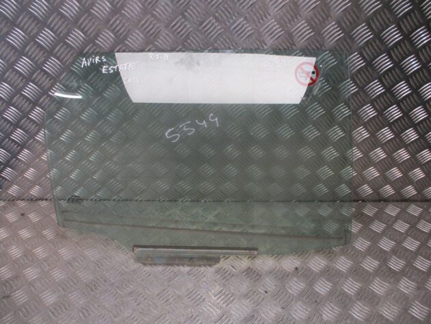 2014 GENUINE TOYOTA AURIS ESTATE REAR RIGHT DRIVER SIDE DOOR WINDOW GLASS OSR - Image 3