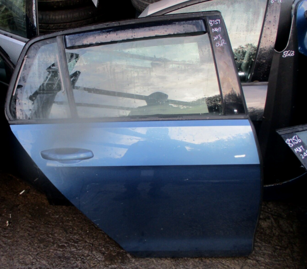 2015 GENUINE VW GOLF MK7 REAR RIGHT DRIVER SIDE BARE SHELL DOOR OSR