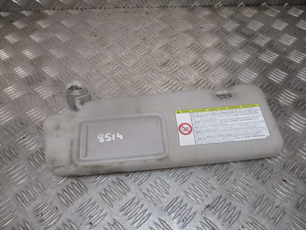 2012 GENUINE TOYOTA PRIUS FRONT LEFT PASSENGER SIDE SUNVISOR