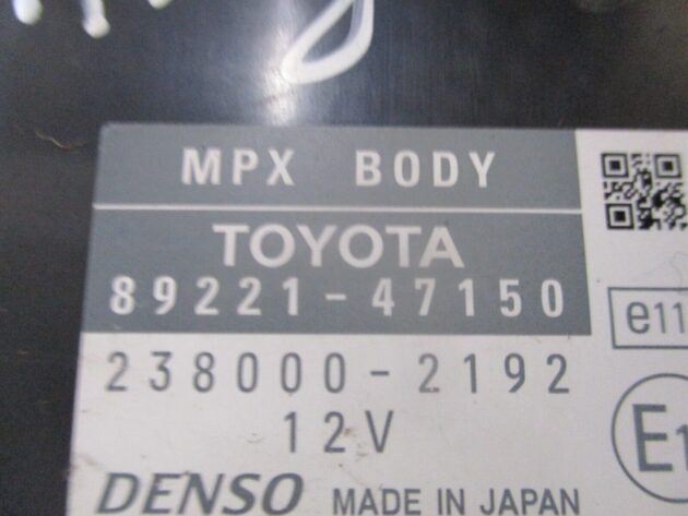 2012 GENUINE TOYOTA PRIUS 1.8 HYBRID BCM BODY CONTROL MODULE 89221-47150 - Image 2