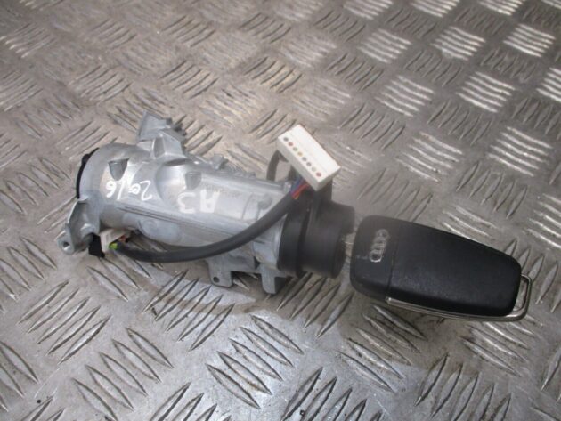 2016 GENUINE AUDI A3 8V SALOON IGNITION BARREL & KEY 5Q0905865 1K0905851 - Image 3