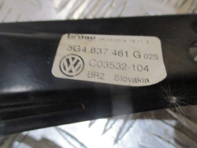 2016 GENUINE VW GOLF MK7 FRONT LEFT PASSENGER SIDE WINDOW REGULATER 5G4837461G - Image 2