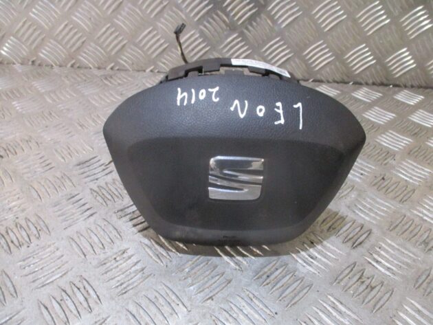 2014 GENUINE SEAT LEON RIGHT DRIVERS STEERING WHEEL AIRBG 5F0880201H - Image 6