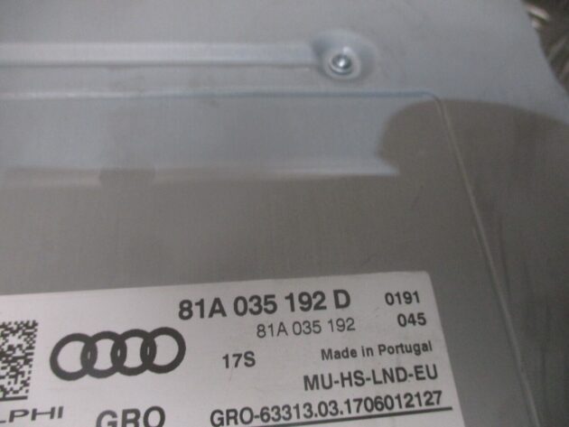 2018 GENUINE AUDI Q2 MMI STEREO CD PLAYER HEAD UNIT 81A035192D - Image 3