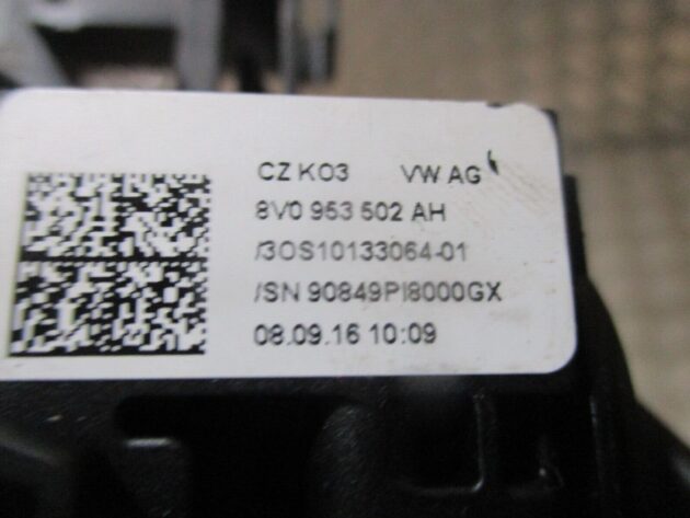 2016 AUDI A3 8V INDIACTER WIPER STALK SQUIB 5Q0953549E 8V0953521HB 8V0953502AH - Image 3