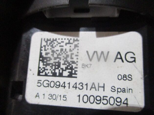 2018 GENUINE VW GOLF MK7 HEADLIGHT ADJUSTER SWITCH 5G0941431A - Image 3