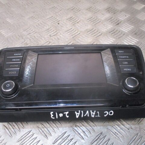 2013 GENUINE SKODA OCTAVIA RADIO SAT NAV DISPLAY HEAD UNIT 5E0919605D