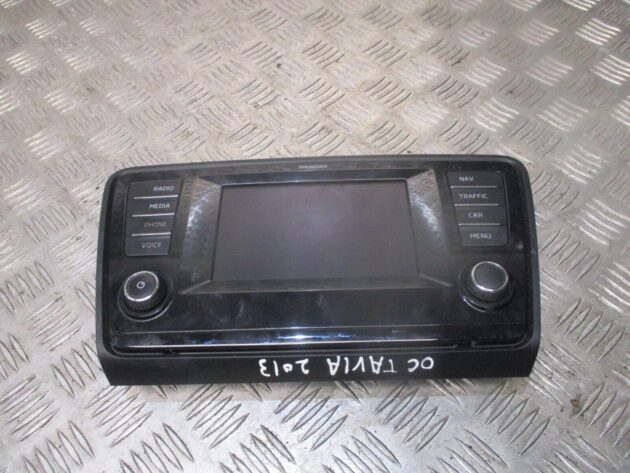 2013 GENUINE SKODA OCTAVIA RADIO SAT NAV DISPLAY HEAD UNIT 5E0919605D - Image 4