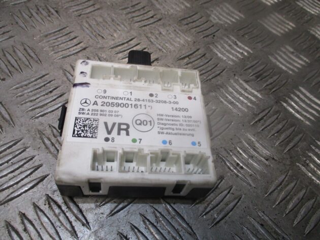 2016 GENUINE MERCEDES C CLASS FRONT RIGHT DRIVER DOOR CONTROL MODULE A2059001611