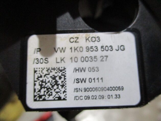 2012 SKODA OCTAVIA INDICATER WIPER STALK SWITCH 1K0953519J 1K0953503JG 1K0953513 - Image 4