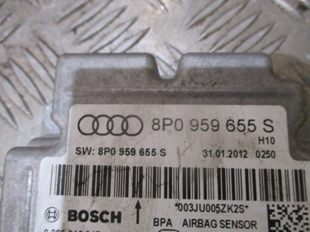 2011 GENUINE AUDI A3 8P SRS AIRBG ECU CONTROL UNIT MODULE 8P0959655S - Image 2