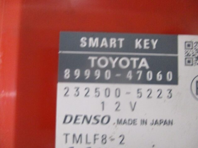 2014 TOYOTA PRIUS 1.8 HYBRID SMART KEY CONTROL UNIT 89990-47060 - Image 2