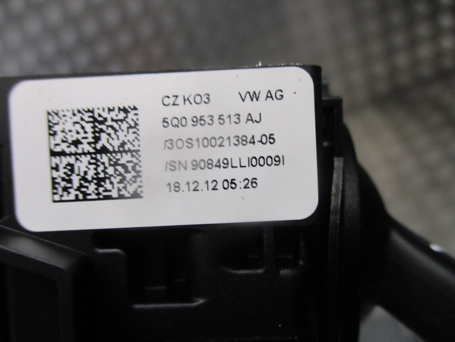 2015 GENUINE VW GOLF MK7 INDICATOR WIPER STALK SWITCH 5Q0953507AG 5Q0953513AJ - Image 3