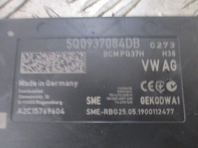 2014 GENUINE SEAT LEON BCM BODY COMFORT CONTROL MODULE ECU 5Q0937084DB - Image 2