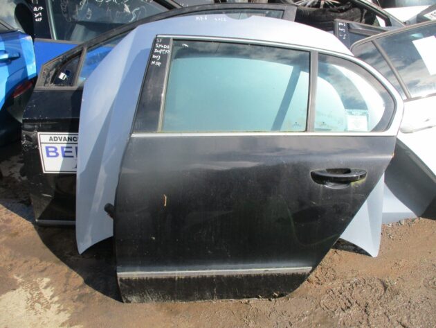 2013 GENUINE SKODA SUPERB REAR LEFT PASSENGER SIDE BARE SHELL DOOR NSR - Image 3