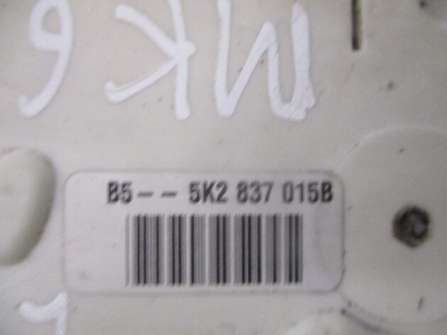 2012 VW GOLF MK6 FRONT LEFT PASSENGER SIDE DOOR LOCK MECHANISM 5K2837015B - Image 2