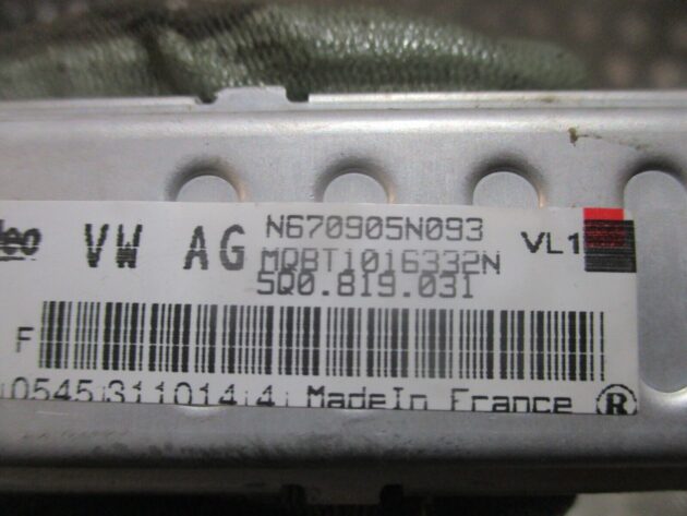 2016 AUDI A3 VW GOLF MK7 VALEO HEATER MATRIX ELEMENT 5Q0819031 - Image 2