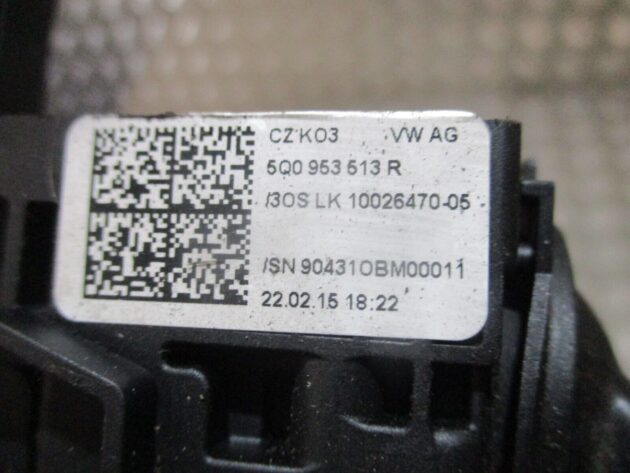 2014 VW GOLF MK7 INDICATER WIPER STALK SQUIB 5Q0953507AC 5Q0953513R 5Q0953549 - Image 3