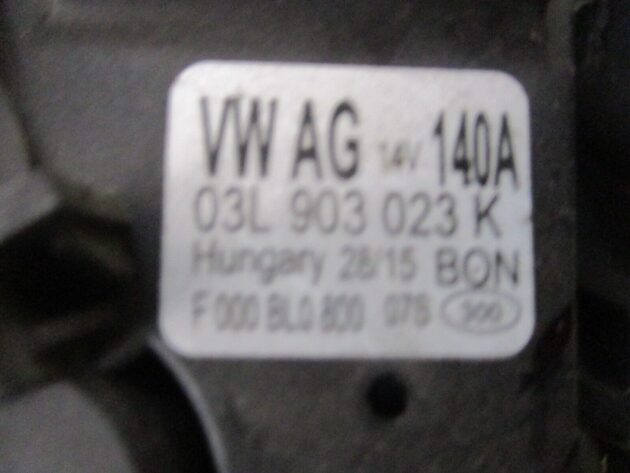 2015 GENUINE AUDI A1 1.6 TDI DIESEL ALTENATOR 03L903023K - Image 2