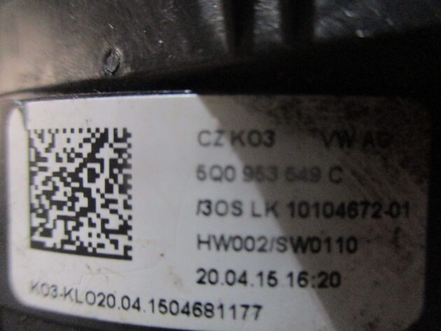 2015 GENUINE VW GOLF MK7 STEERING SQUIB SLIP RING 5Q0953549C - Image 3