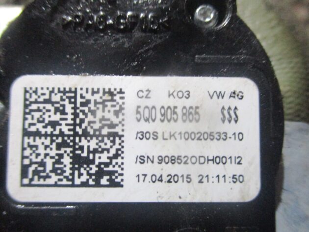 2016 GENUINE VW GOLF MK7 IGNITION BARREL & KEY 5Q0905865 1K0905851 - Image 2