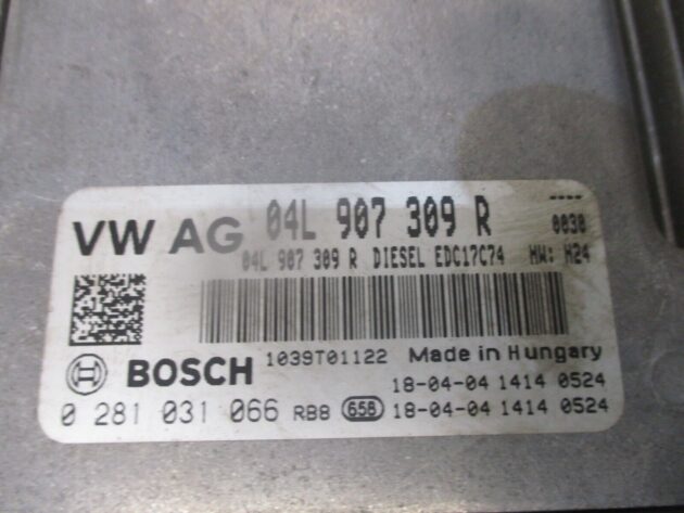 2014 GENUINE AUDI A3 8V ECU ENGINE CONTROL UNIT MODULE 04L907309R - Image 2