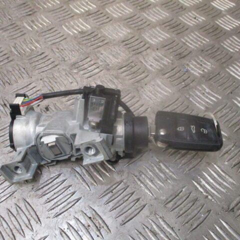 2014 GENUINE VW GOLF MK7 IGNITION BARREL & KEY 5Q0905865 1K0905851