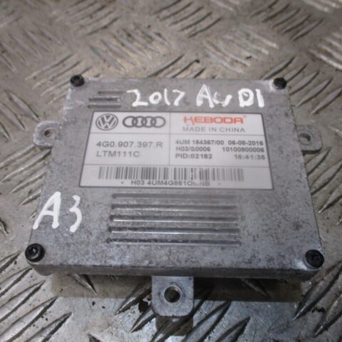 2017 GENUINE AUDI A3 8V HEADLIGHT BALLAST MODULE 4G0907397R