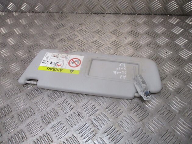 2016 GENUINE AUDI A3 8V SALOON FRONT LEFT PASSENEGER SIDE SUNVISOR 8W0857551