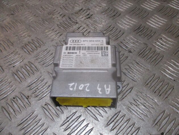 2012 GENUINE AUDI A3 8P SRS AIRBG ECU CONTROL UNIT MODULE 8P0959655S