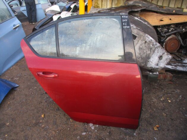 2014 GENUINE SKODA OCTAVIA HATCHBACK REAR RIGHT DRIVER SIDE BARE SHELL DOOR OSR - Image 3