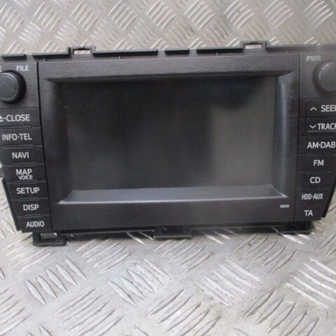 2010 GENUINE TOYOTA PRIUS SAT NAV MULTIMEDIA STEREO CD HEAD UNIT 86120-47410