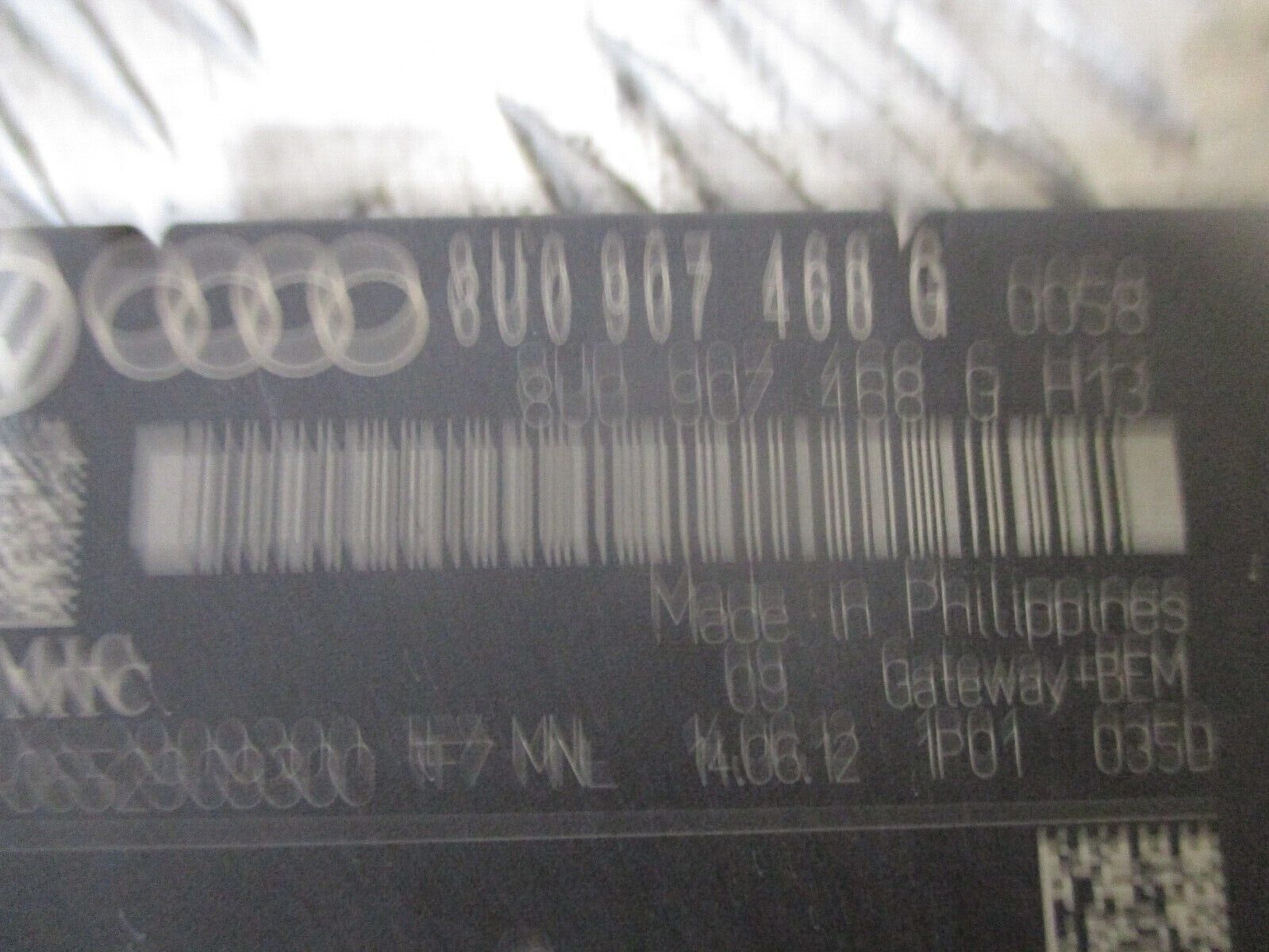 2015 GENUINE AUDI A1 GATEAWAY CONTROL UNIT MODULE 8U0907468G - Image 2