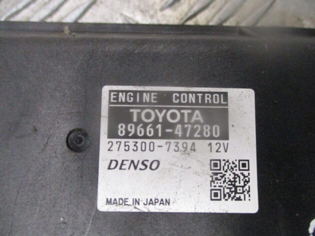 2010 GENUINE TOYOTA PRIUS 1.8 HYBRID ENGINE ECU CONTROL UNIT MODULE 89661-47280 - Image 3