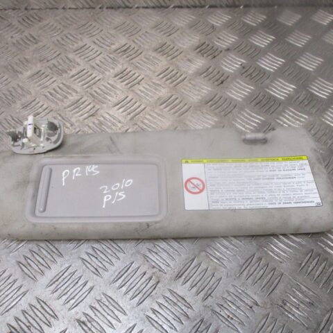 2010 GENUINE TOYOTA PRIUS FRONT LEFT PASSENGER SIDE SUNVISOR