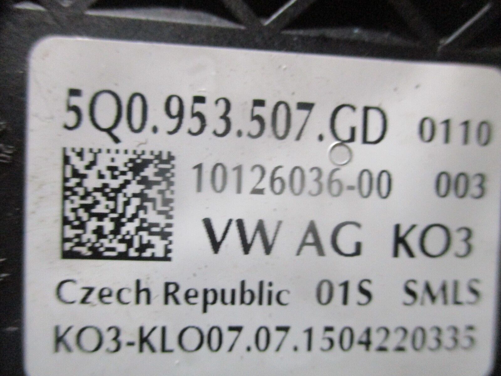 2015 GENUINE SEAT LEON INDICATER WIPER STALKS 5Q0953507GD 5Q0953513R - Image 2