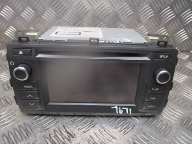 2014 GENUINE TOYOTA AURIS RADIO STEREO SAT NAV BLUETOOTH CONTROL UNIT 8614002030