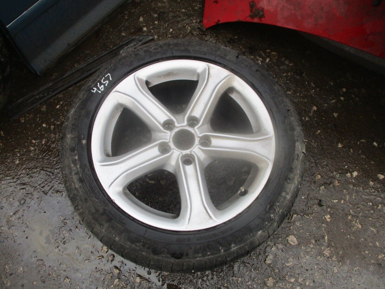 2015 GENUINE AUDI A4 17''INCH ALLOY WHEEL TYRE 225/50R17 8K0601025CE - Image 3