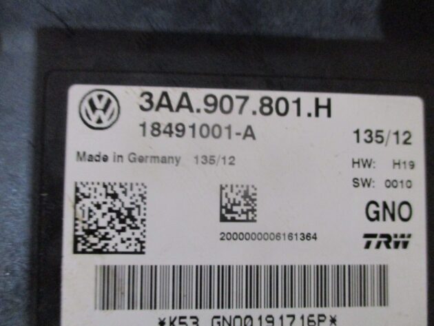 2014 GENUINE VW PASSAT B7 PARKING BRAKE HANDBRAKE CONTROL MODULE 3AA907801H - Image 2