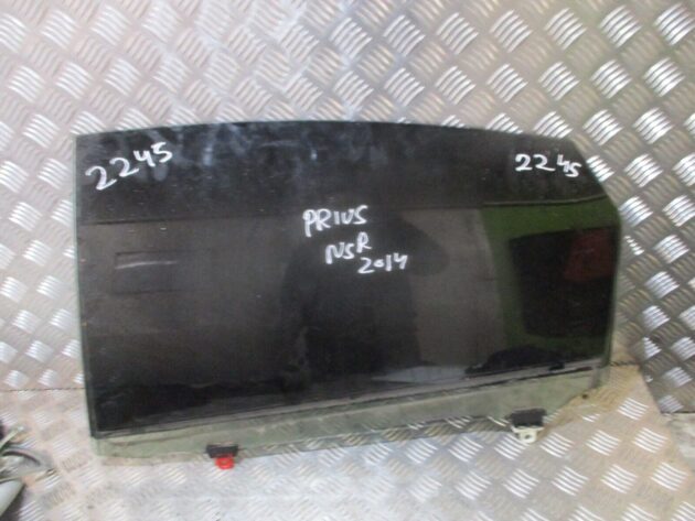 2014 GENUINE TOYOTA PRIUS REAR LEFT PASSENGER SIDE DOOR WINDOW GLASS NSR