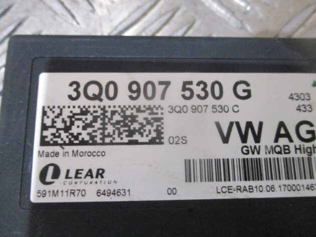 2016 GENUINE VW GOLF MK7 GATEAWAY CONTROL CONTROL UNIT MODULE BCM 3Q0907530G - Image 2