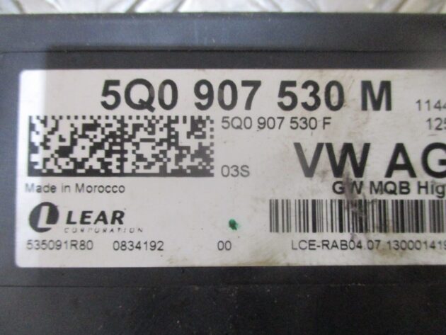 2014 GENUINE VW AUDI SEAT SKODA GATEWAY CONTROL MODULE 5Q0907530M - Image 2