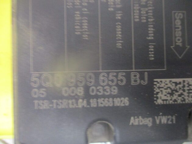 2018 GENUINE AUDI A3 8V SRS ECU CONTROL MODULE 5Q0959655BJ - Image 2