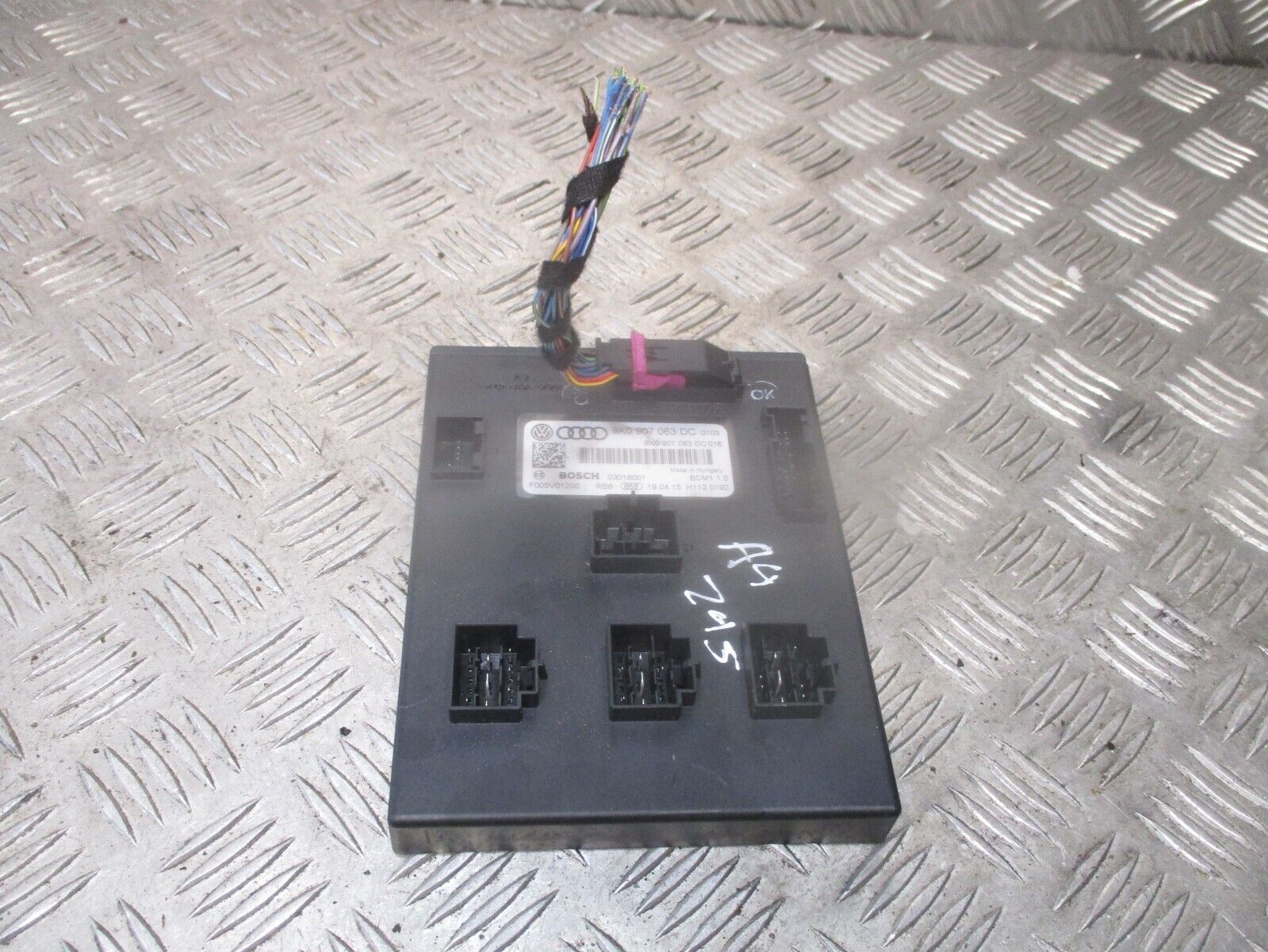 2015 GENUINE AUDI A4 ESTATE BCM BODY CONTROL MODULE 8K0907063DC - Image 3