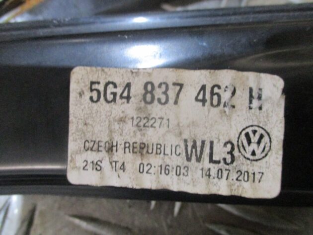 2017 GENUINE VW GOLF MK7 FRONT RIGHT DRIVER SIDE WINDOW REGULATER 5G4837462H - Image 2