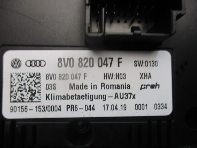 2019 GENUINE AUDI Q2 AC HEATER CLIMATE CONTROL SWITCH PANEL 8V0820047F - Image 2