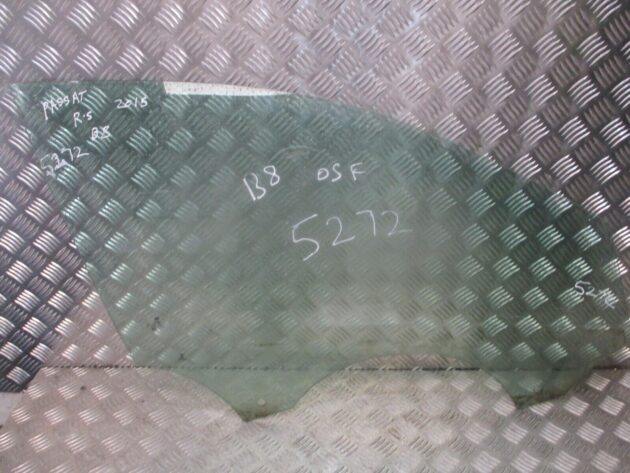 2016 GENUINE VW PASSAT B8 FRONT RIGHT DRIVER SIDE WINDOW GLASS OSF - Image 2