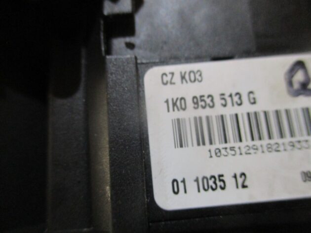 2012 VW GOLF MK6 INDICATOR WIPER CONTROL STALK UNIT 1K0953503HB 1K0953519H/513G - Image 4